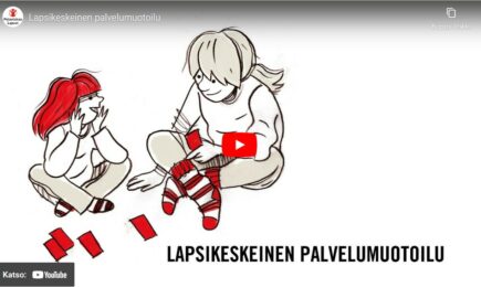 Lapsikeskeisen palvelumuotoilun esittelyvideon kuva