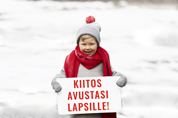 Kiitos avustasi lapsille