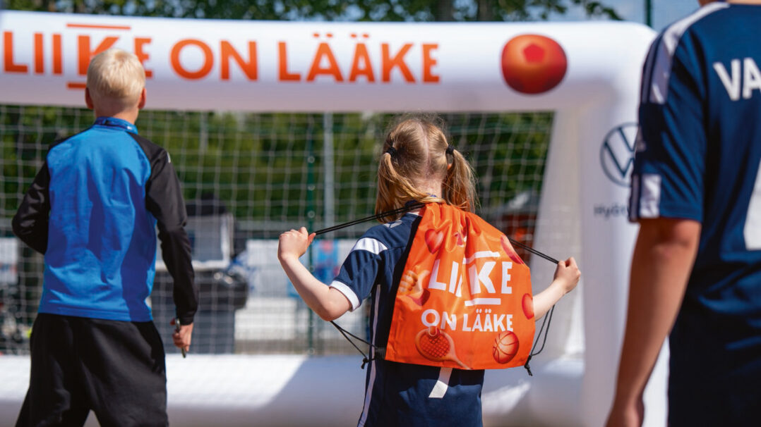 Lapset urheilevat Liike on lääke -tapahtumassa